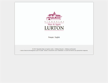 Tablet Screenshot of marc-agnes-lurton.com